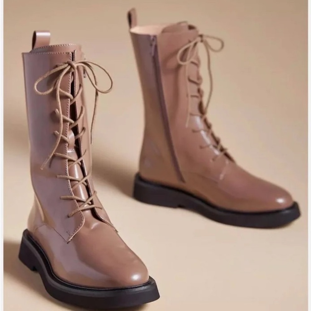 Pilcro Stylish Tan Lace-Up Women's Boots